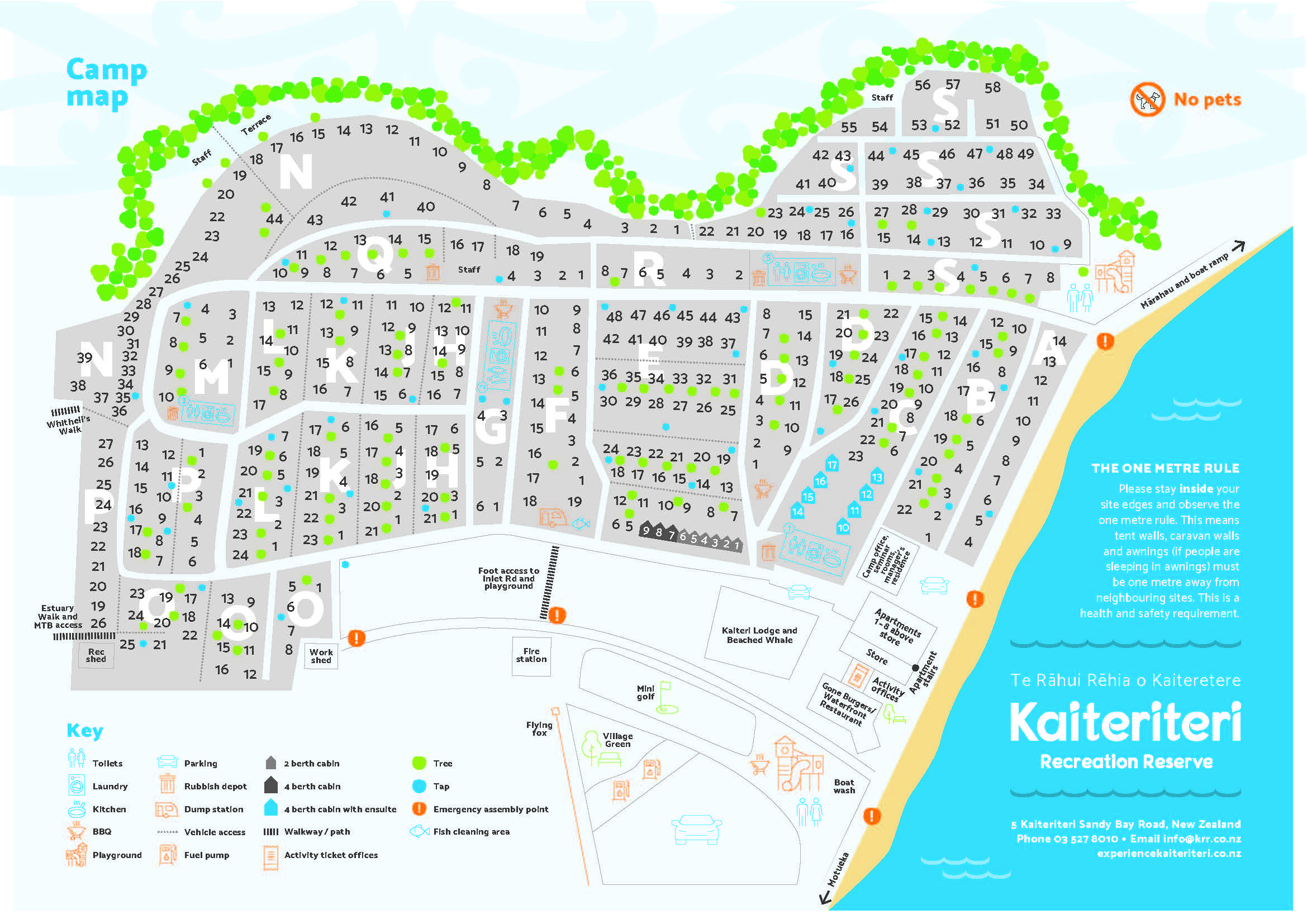 kaiteriteri-campground-map